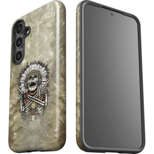 Liquid Blue Tribal Beats Galaxy S24 Plus Impact Case